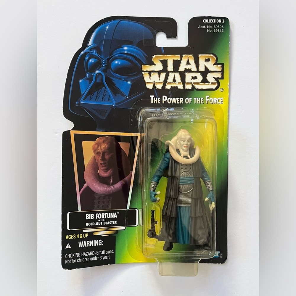 NIB 1997 Kenner Star Wars Bib Fortuna action figure